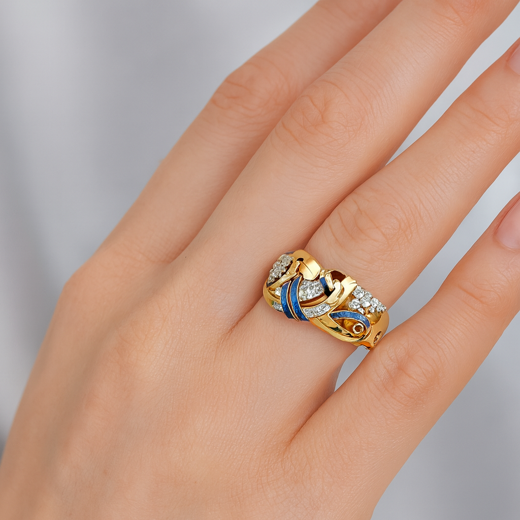 Marie - Inel Vintage cu Zirconii