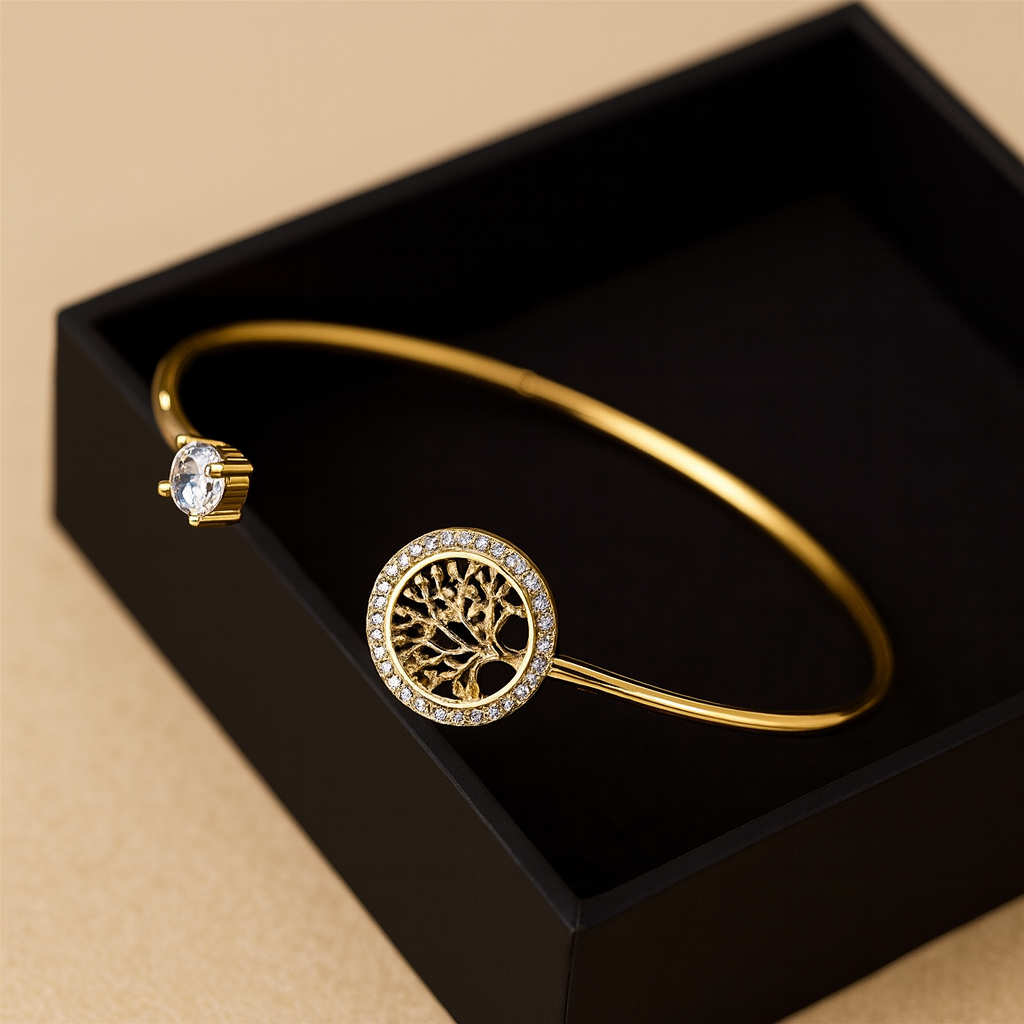 Sara - Brățară Reglabilă cu Arborele Vieții