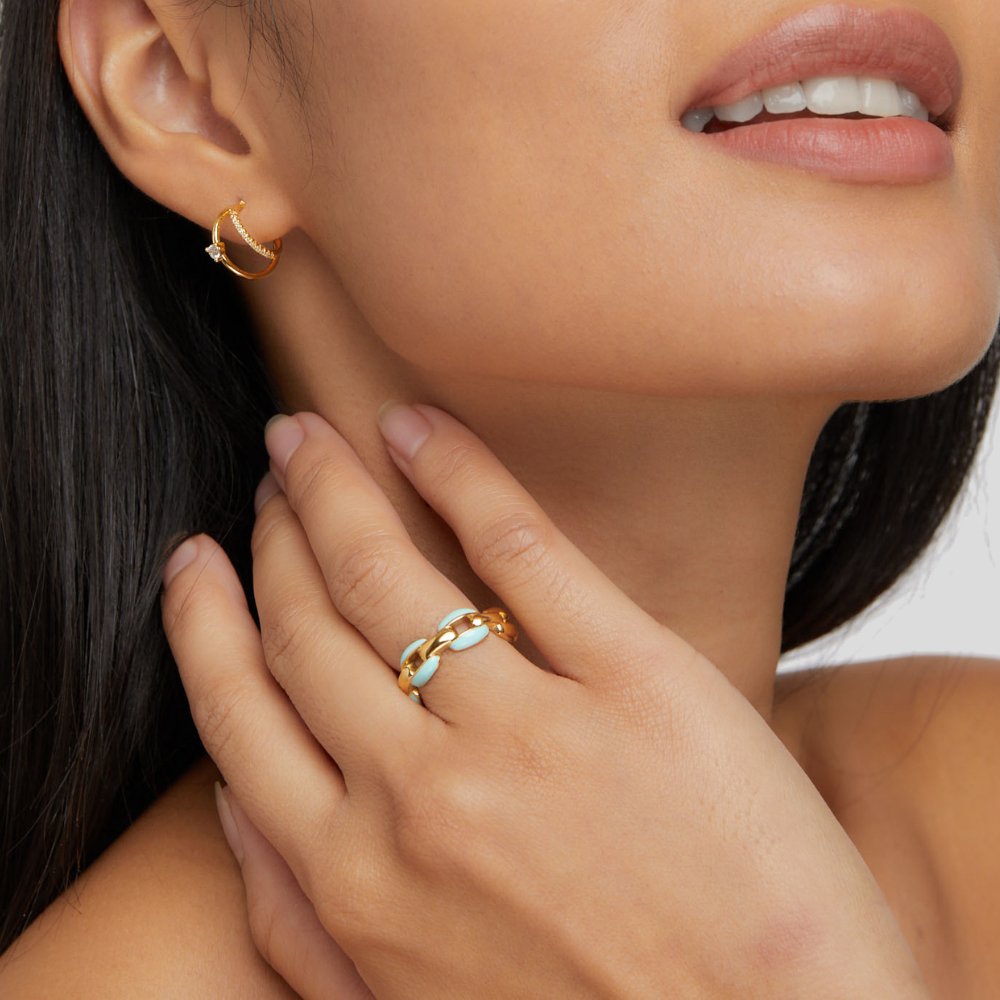 Anneliese – Inel de aur și argint