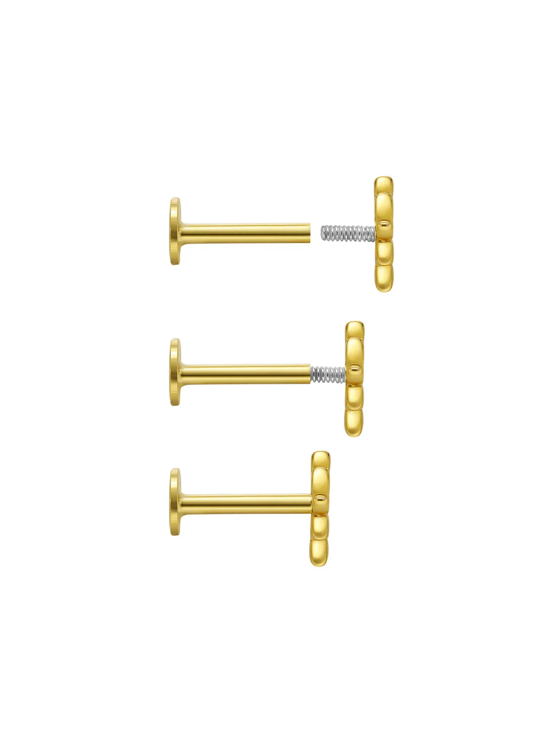 Kateřina – Cercei din aur cu curbură moale.