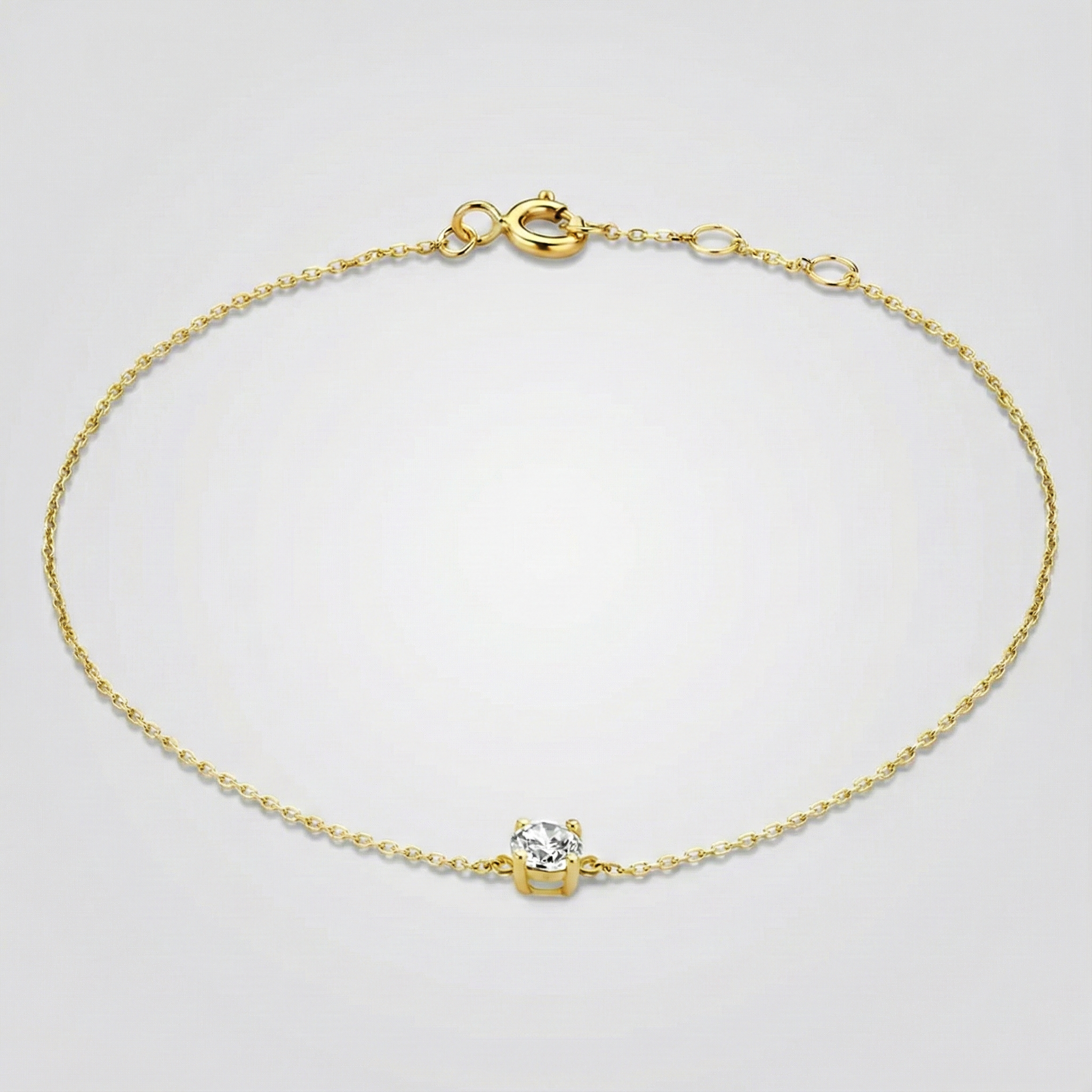 Brățară Klára cu piatră moissanit