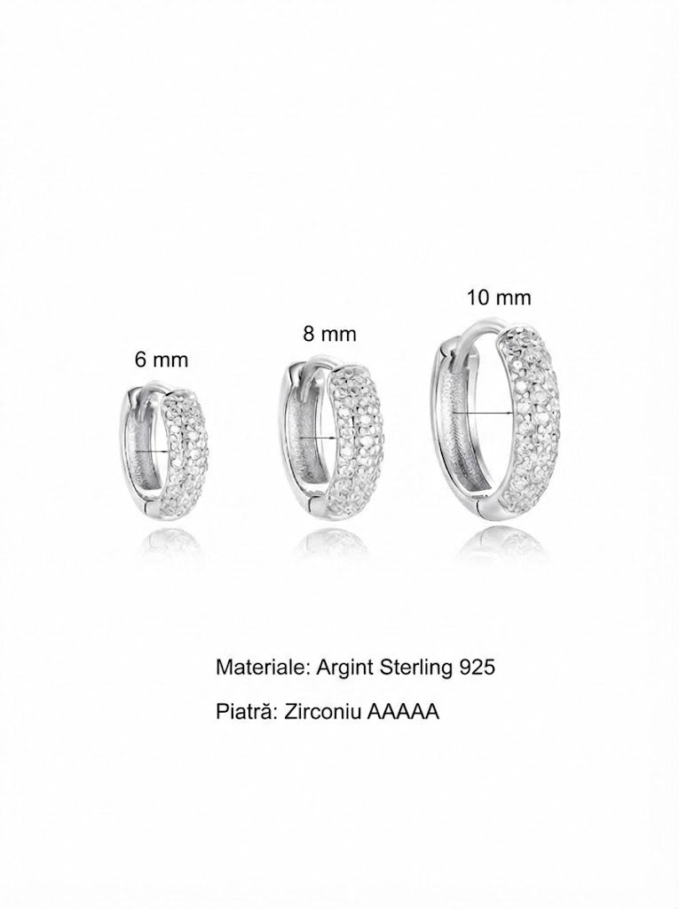 Sina – Cercei din aur cu eleganță minimalistă.