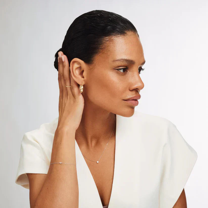 Krave Klára cu piatră de moissanit