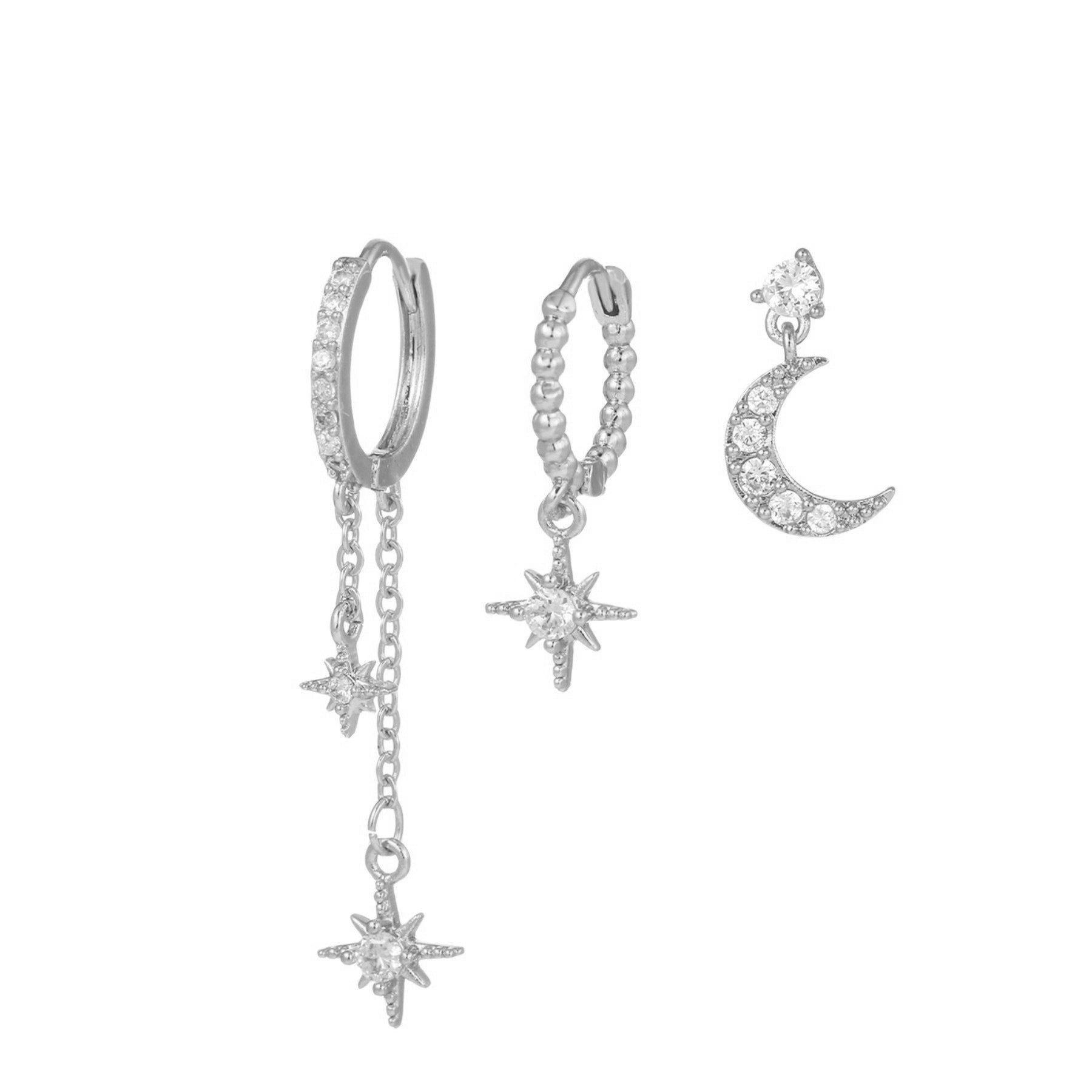 Pavlína – Cercei delicate din aur cu un design modern.