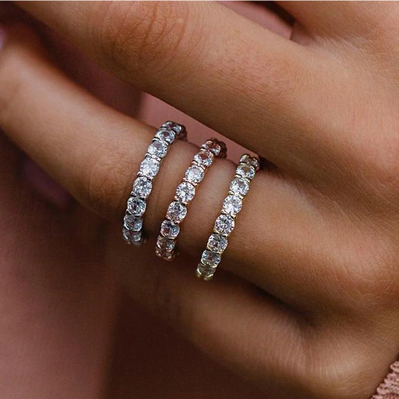 Eliška – Inel cu diamant și bandă dublă.