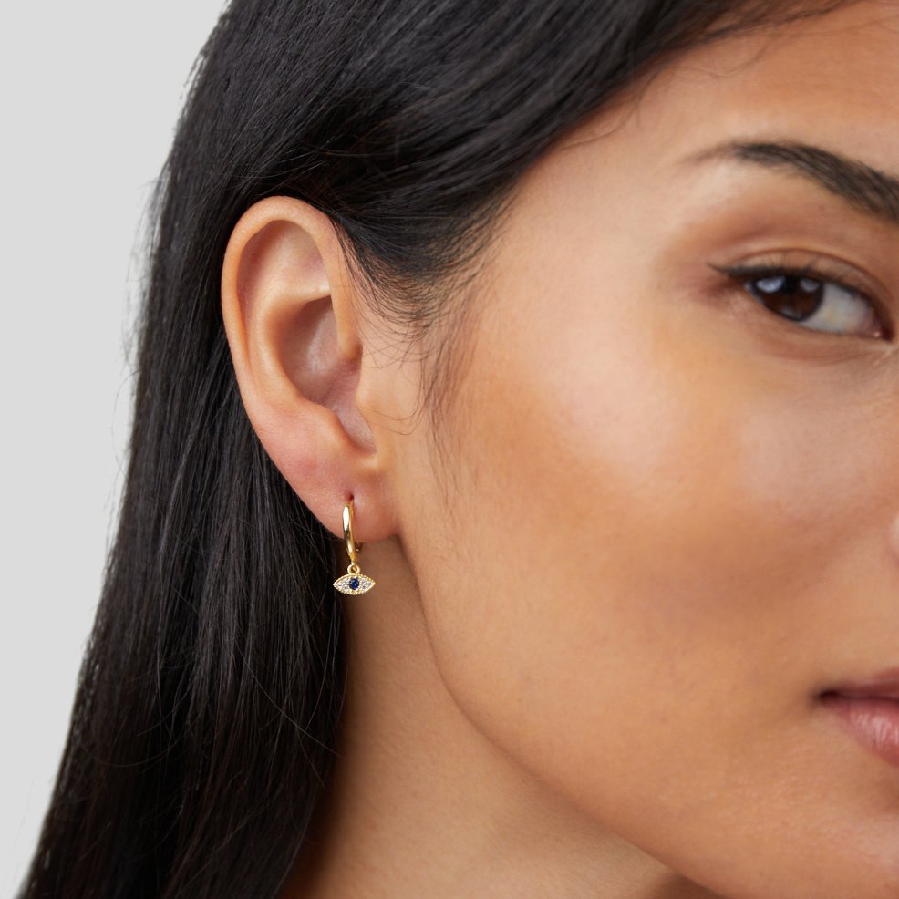 Luana – Cercei din aur cu perlă delicată.