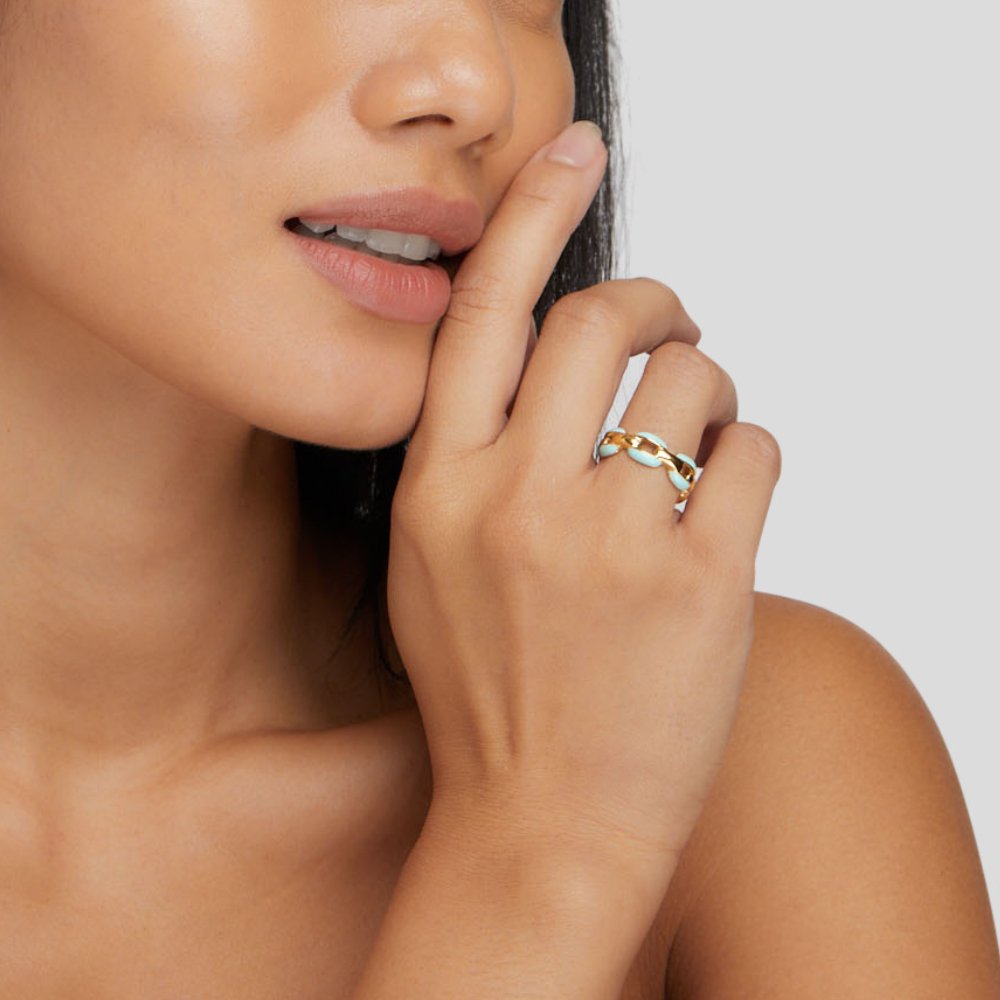 Anneliese – Inel de aur și argint