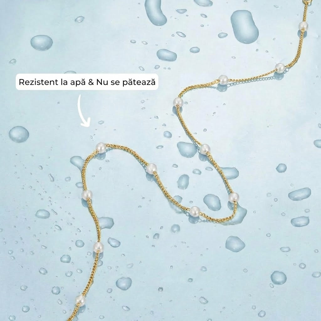 Miriam – Colier din aur cu lungime armonioasă.